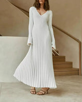 Herbstliches Strickkleid mit Ärmeln (2 kaufen, kostenloser Versand)