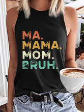 Damen Muttertag Coole Mamas Club Ma Mama Mom Bruh Print Tank Top