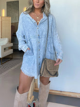 Women's Washed Button Denim Skirt (Buy 2 Free Shipping)