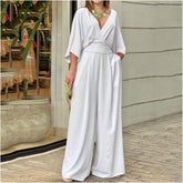 Frühling Sommer Streetwear Damen Jumpsuit Lässiger Kurzarm Lockerer Jumpsuit Damenbekleidung.
