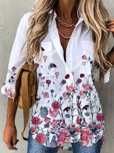 Damen Bluse mit Blumenmuster