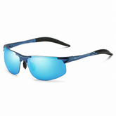 Men’s Polarized Sport Sunglasses – Lightweight Metal Frame For Driving Fishing Golf Running