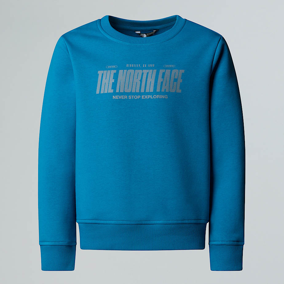 Reflektierendes Sweatshirt für Jungen mit Logo, legere Passform