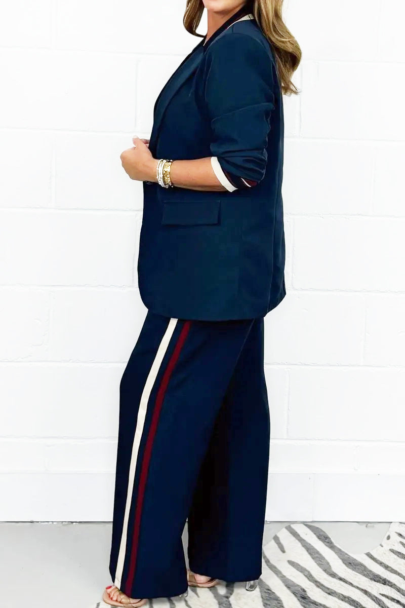Damen Anzughose & Blazer mit Seitenstreifen