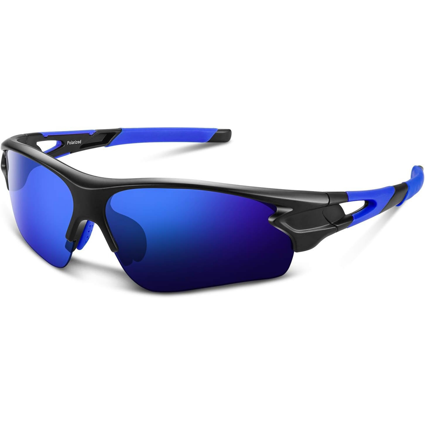 Polarized Wrap-Around Sport Sunglasses with UV400 Protection