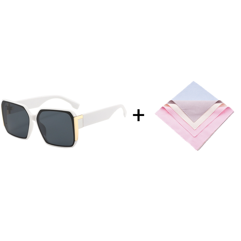 Oversized Retro Square Sunglasses – UV400 Fashion Shades
