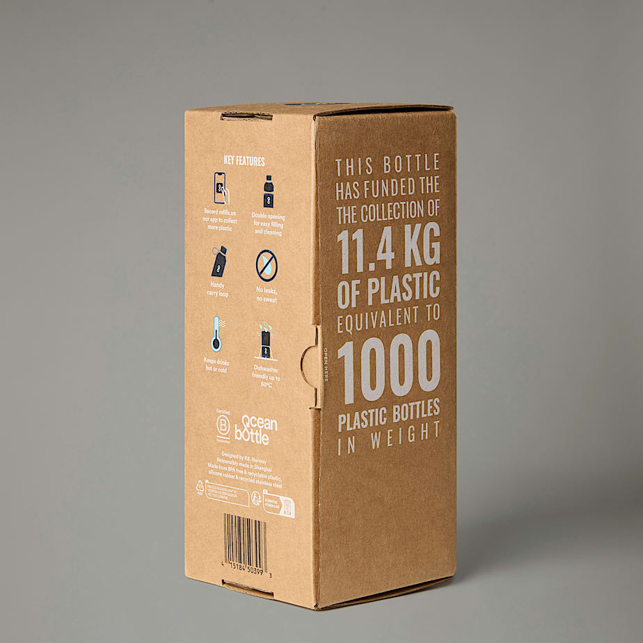 Flasche 0,65-Liter-Wasserflasche