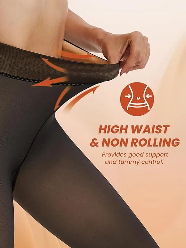 🔥MAGISCH Strumpfhose mit Fleece-Futter für nackte Beine☁️