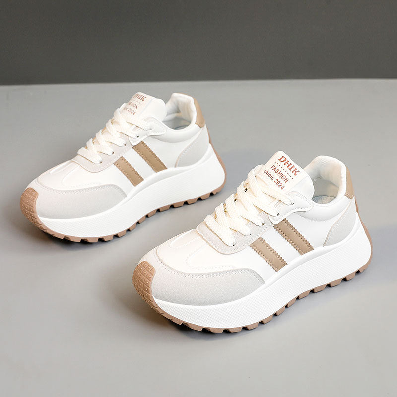Modischer Damen-Plateau-Sneaker zum Schnüren