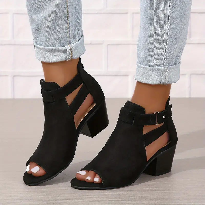 Women's Orthopaedic High Heel Leather Shoes