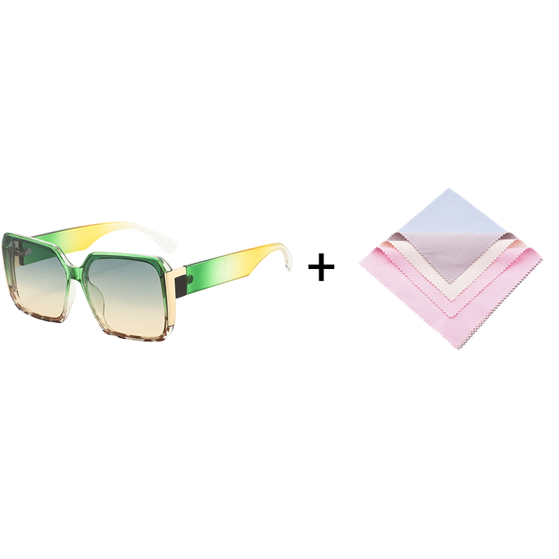 Oversized Retro Square Sunglasses – UV400 Fashion Shades