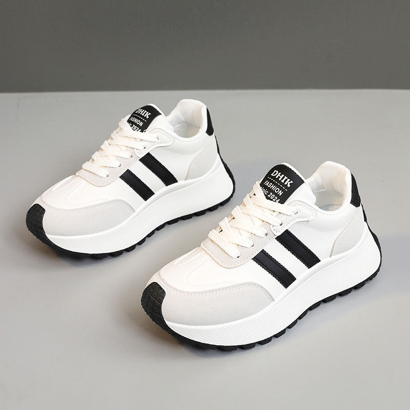 Modischer Damen-Plateau-Sneaker zum Schnüren