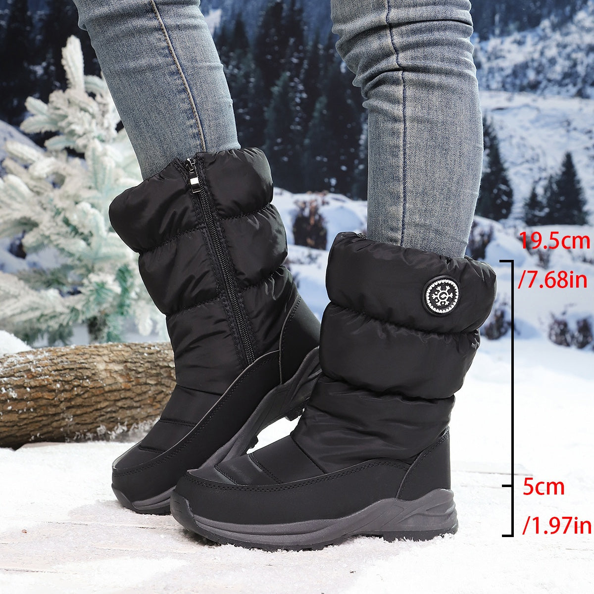 Women's High Quality Winter Mid-Calf Snow Boots