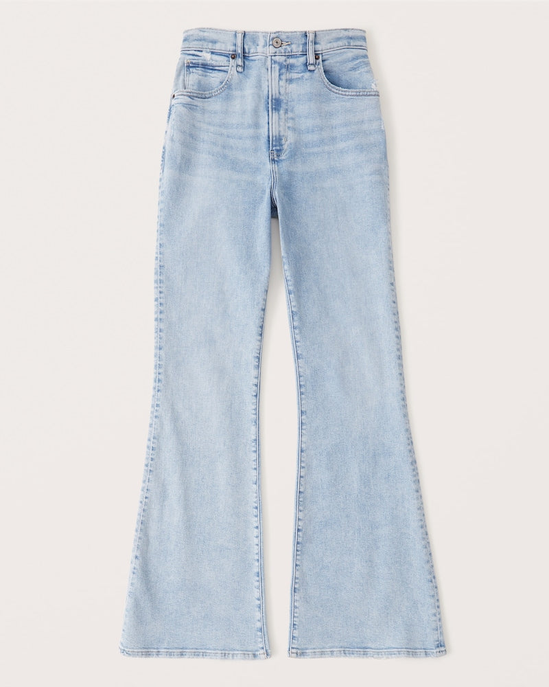 Damen Schlagjeans mit Ultrahoher Taille (2 kaufen, kostenloser Versand)