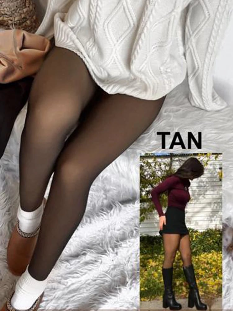 🔥MAGISCH Strumpfhose mit Fleece-Futter für nackte Beine☁️