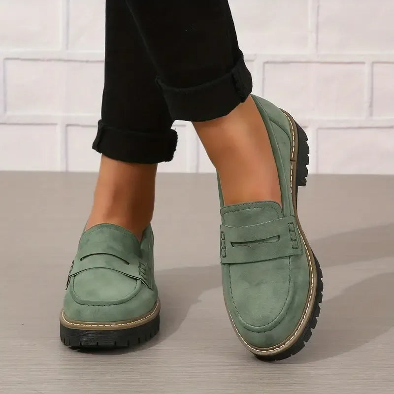 Women's Fashion Thick Sole Loafers