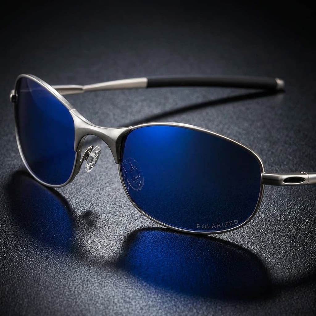 Polarisierte Sportsonnenbrille aus Metall zum Autofahren und für Outdoor-Aktivitäten
