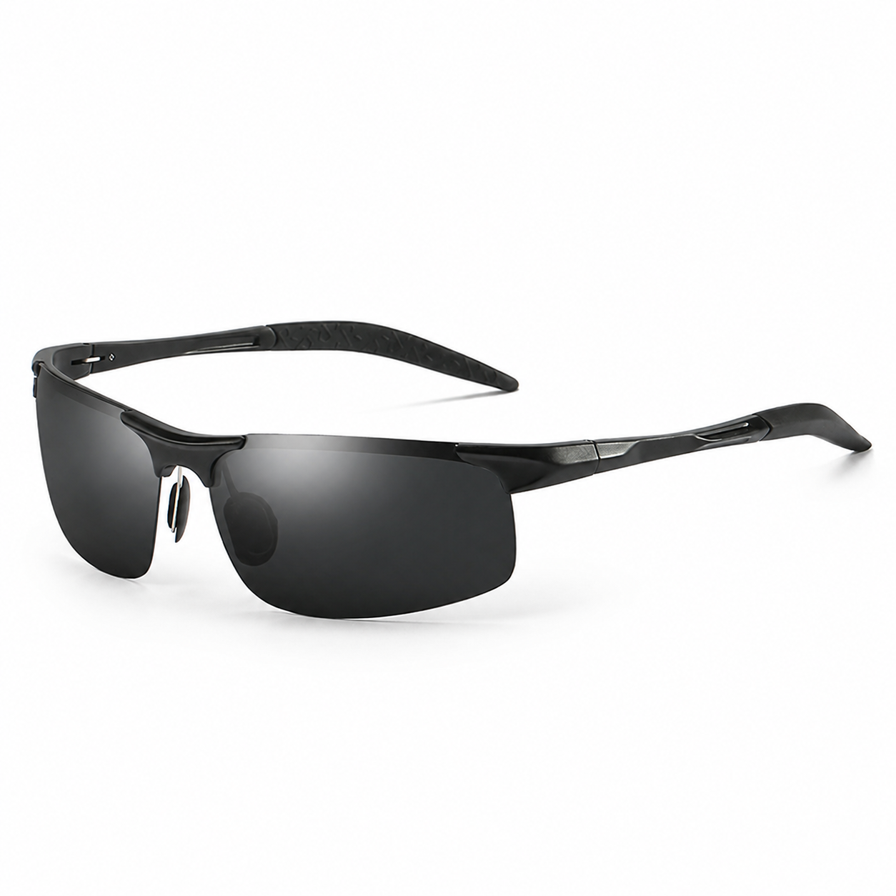Men’s Polarized Sport Sunglasses – Lightweight Metal Frame For Driving Fishing Golf Running