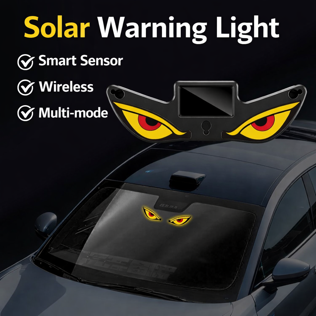 Solar Dämonenauge LED-Autofensterleuchte