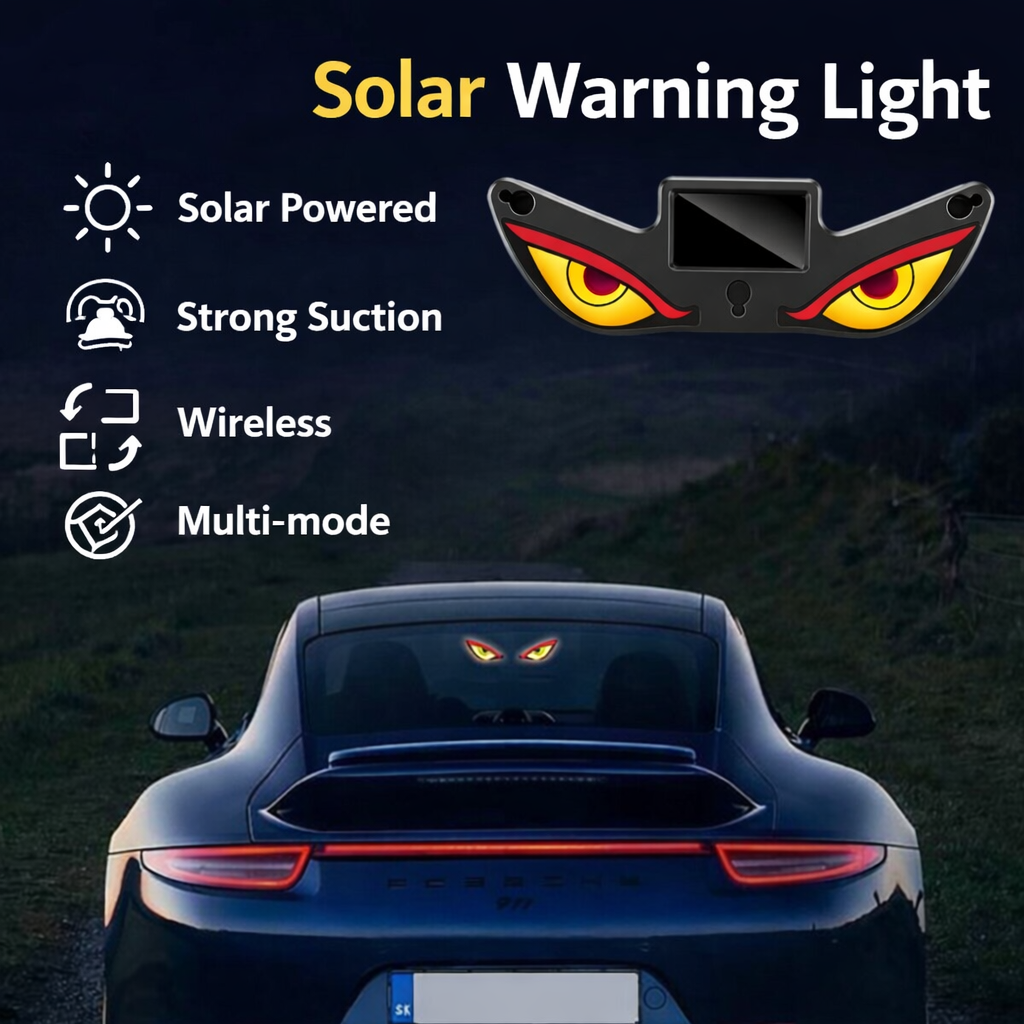 Solar Dämonenauge LED-Autofensterleuchte