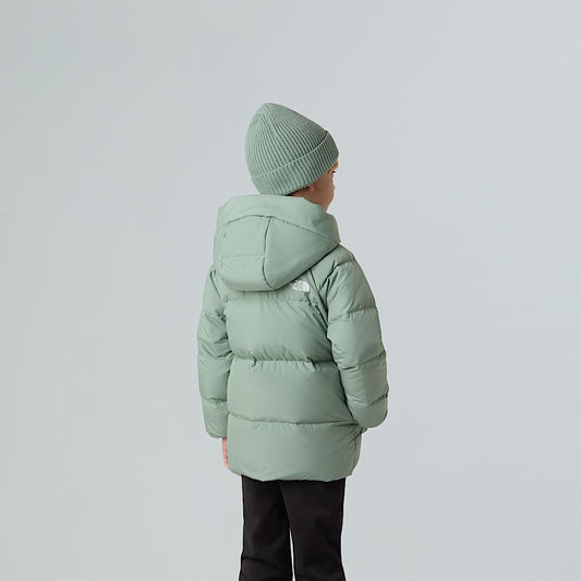 Kinder-Daunenparka mit Fleecefutter
