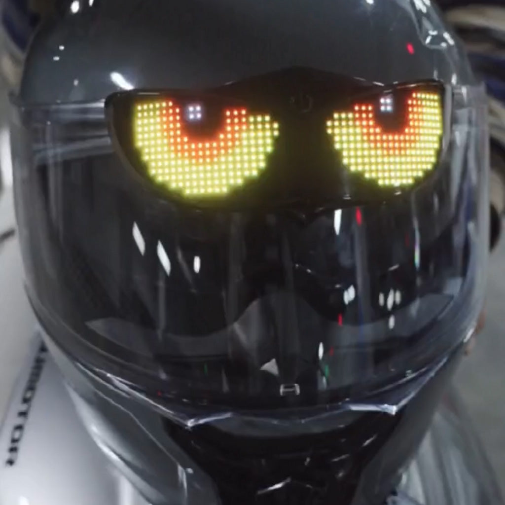 Smart LED Helmet Display