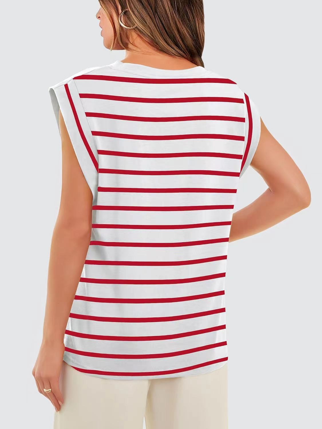 Damen Basic Fashion Freizeit Weste T-Shirt (Kaufe 3, kostenloser Versand)