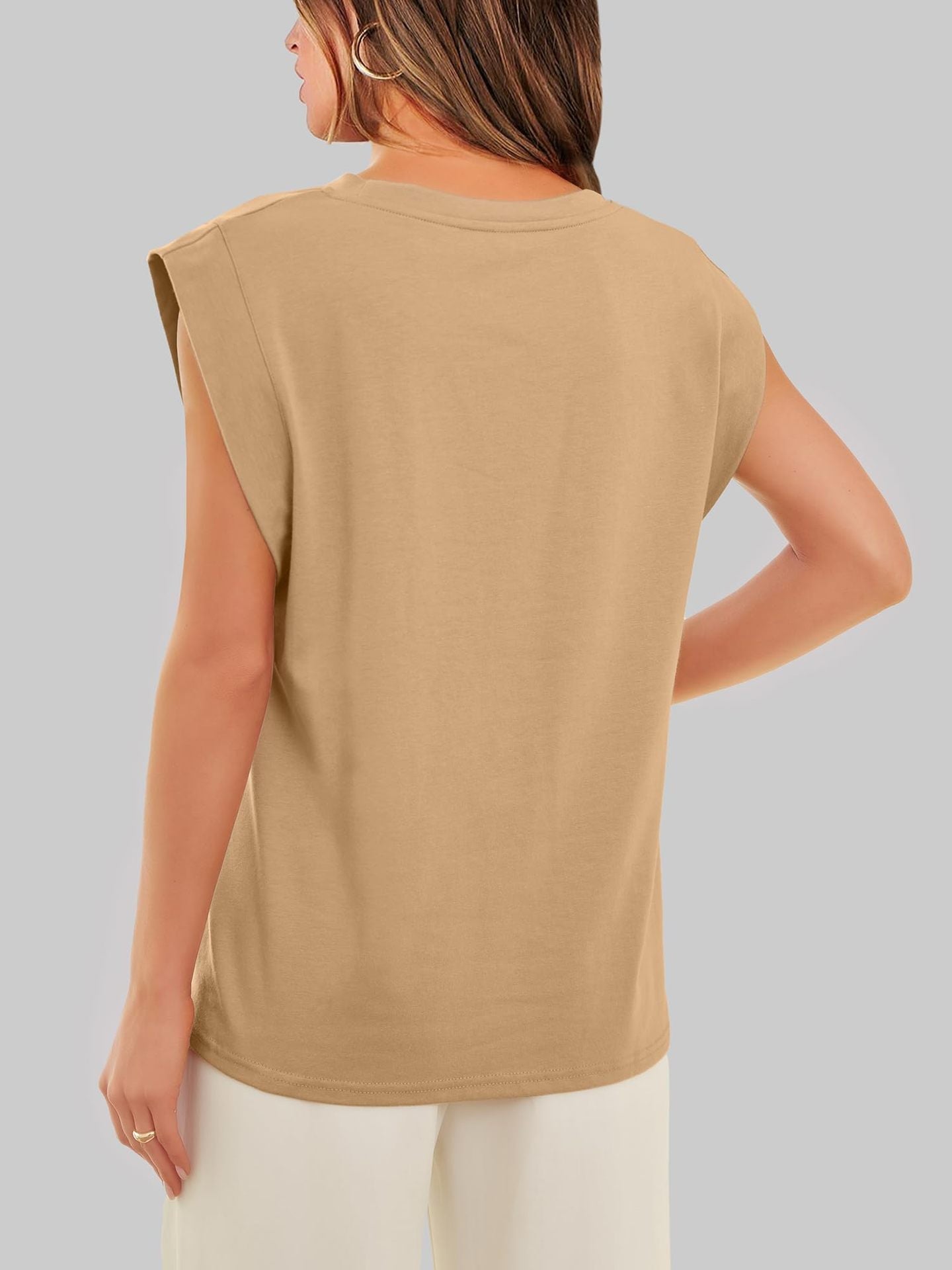 Damen Basic Fashion Freizeit Weste T-Shirt (Kaufe 3, kostenloser Versand)