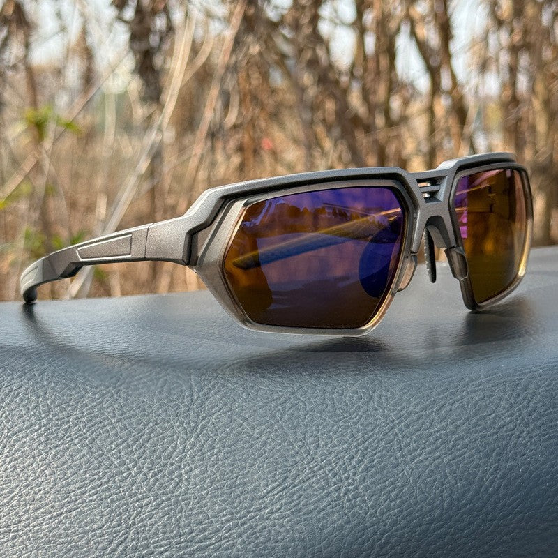 Wrap-Around Polarized Sport Sunglasses for Cycling & Running