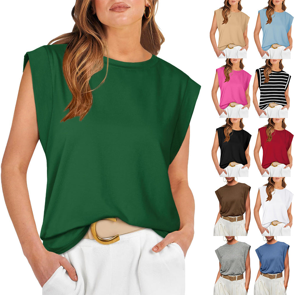 Damen Basic Fashion Freizeit Weste T-Shirt (Kaufe 3, kostenloser Versand)