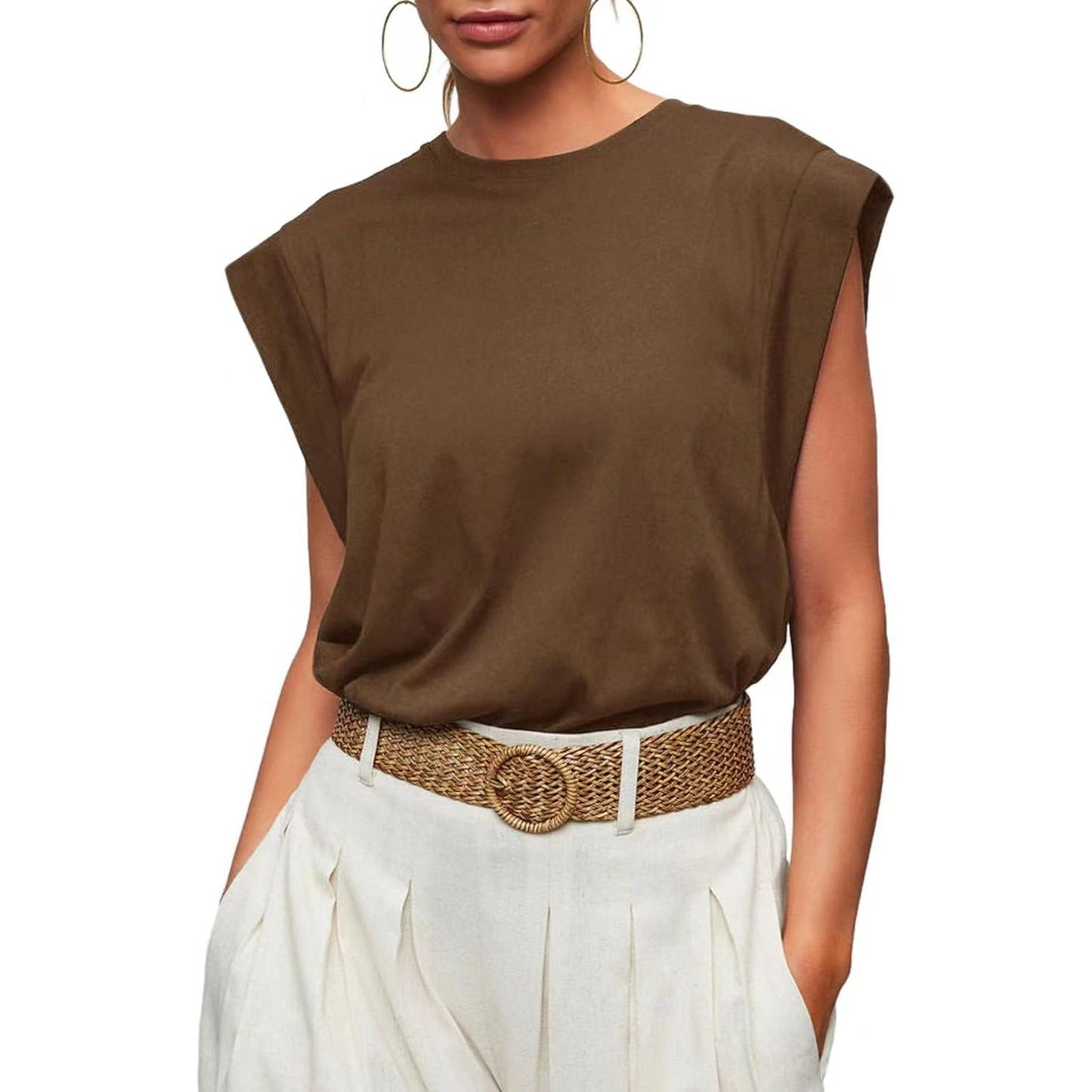 Damen Basic Fashion Freizeit Weste T-Shirt (Kaufe 3, kostenloser Versand)