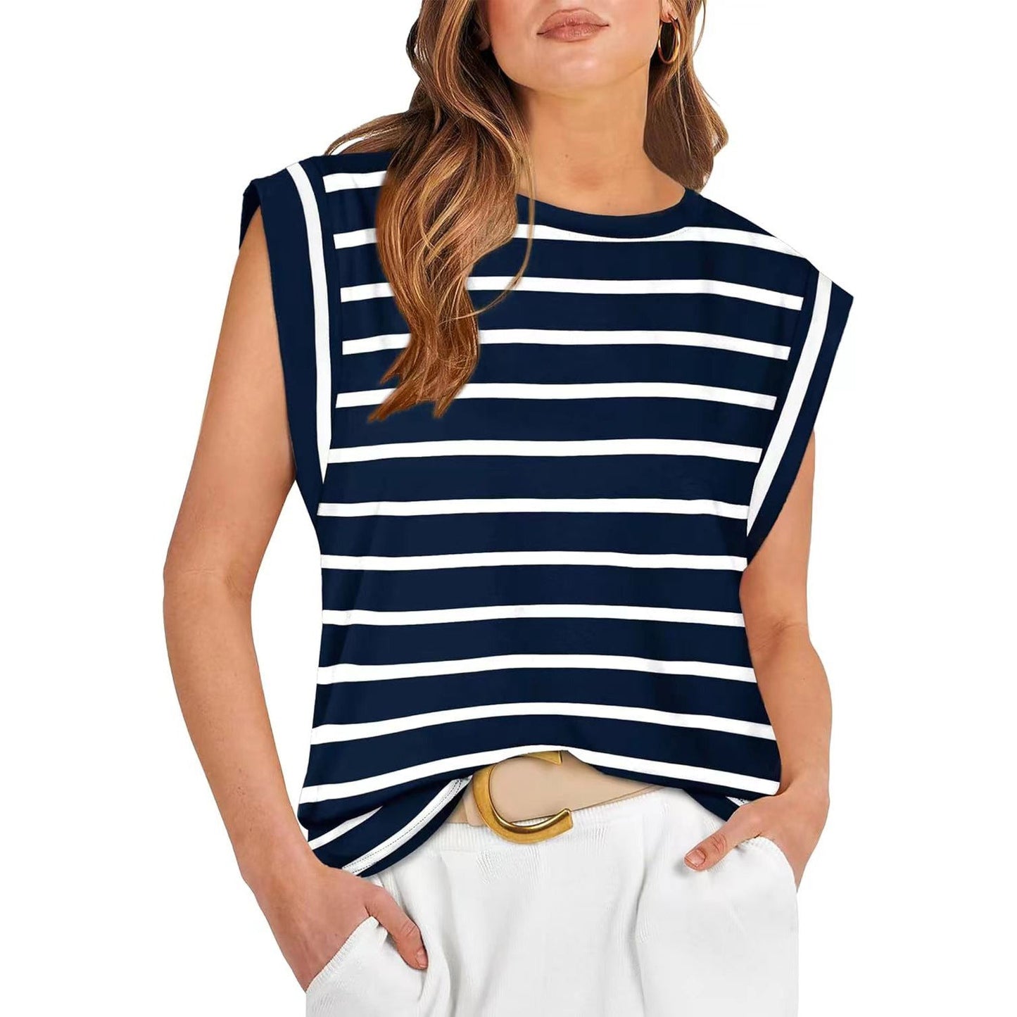 Damen Basic Fashion Freizeit Weste T-Shirt (Kaufe 3, kostenloser Versand)