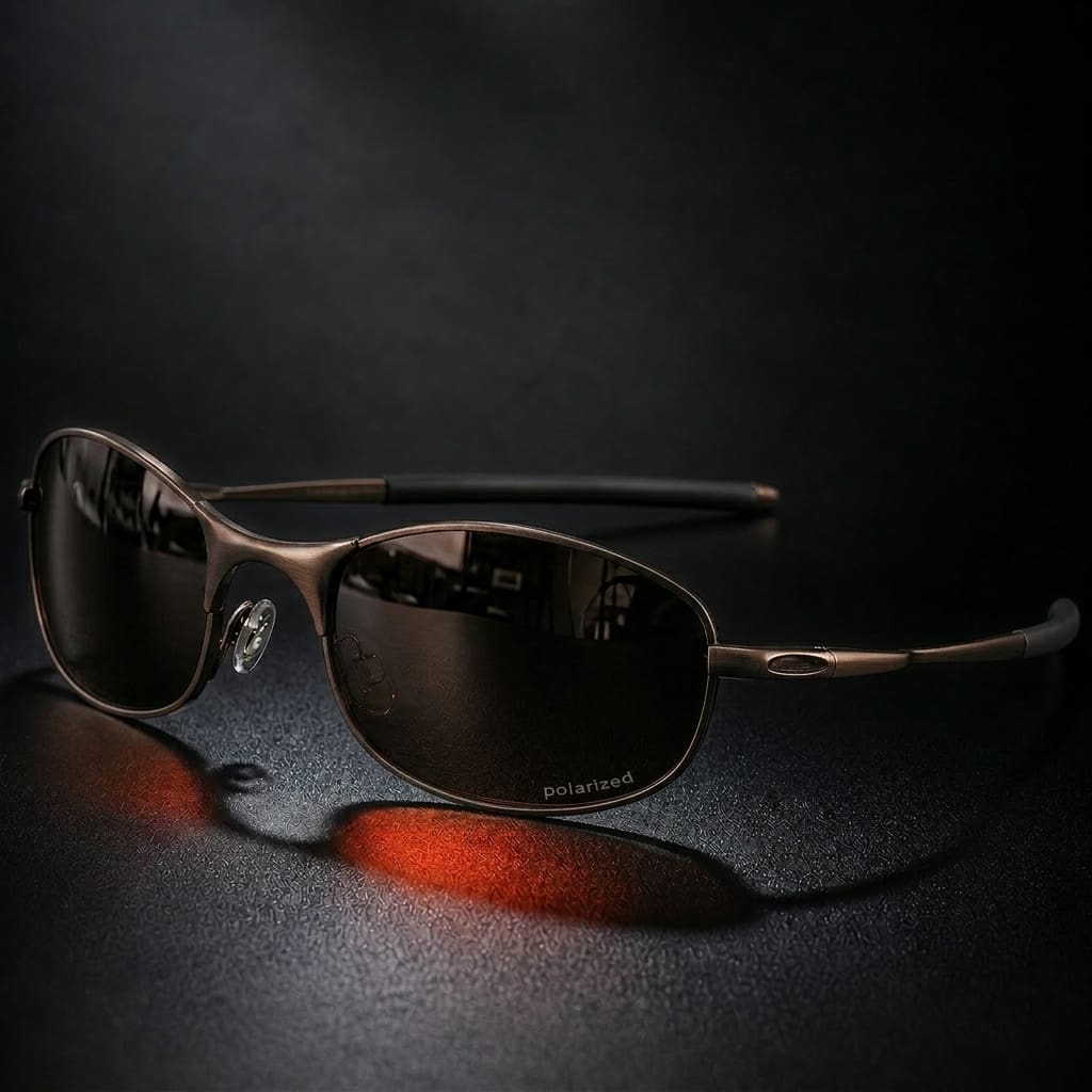 Polarisierte Sportsonnenbrille aus Metall zum Autofahren und für Outdoor-Aktivitäten