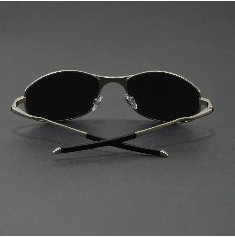 Polarisierte Sportsonnenbrille aus Metall zum Autofahren und für Outdoor-Aktivitäten