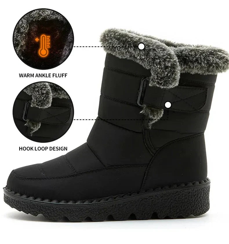 Women's Ankle Fur Snow Winter Boots