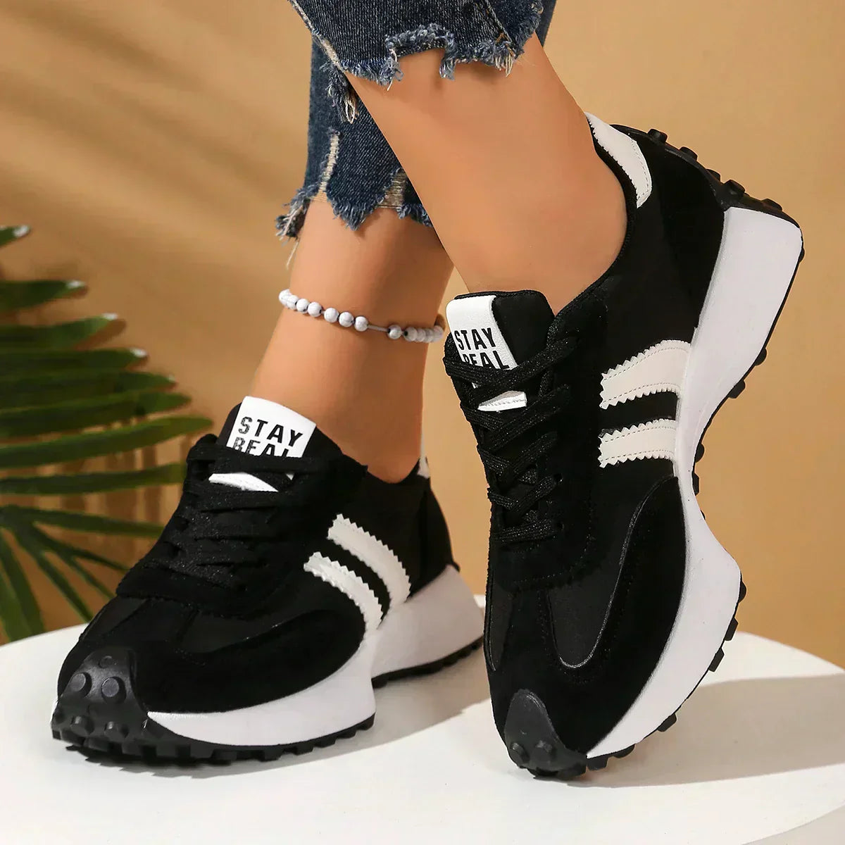 Stay-Real Sneakers | Retro style that goes with everything