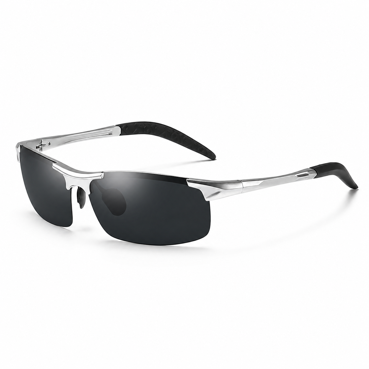 Men’s Polarized Sport Sunglasses – Lightweight Metal Frame For Driving Fishing Golf Running