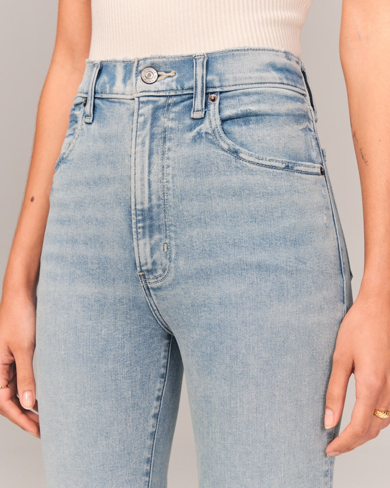 Damen Schlagjeans mit Ultrahoher Taille (2 kaufen, kostenloser Versand)