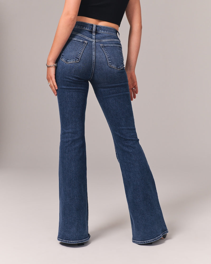 Damen Schlagjeans mit Ultrahoher Taille (2 kaufen, kostenloser Versand)