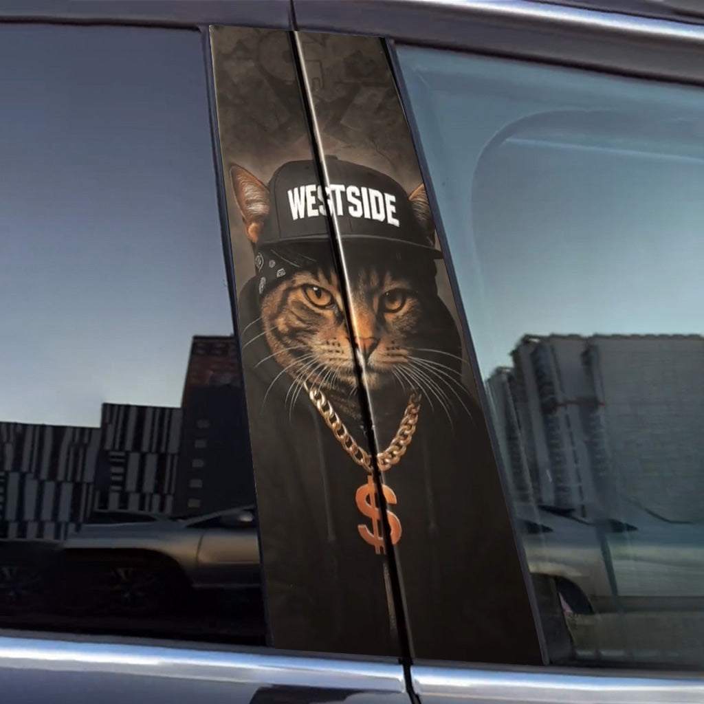 Katzen Auto Tür Aufkleber
