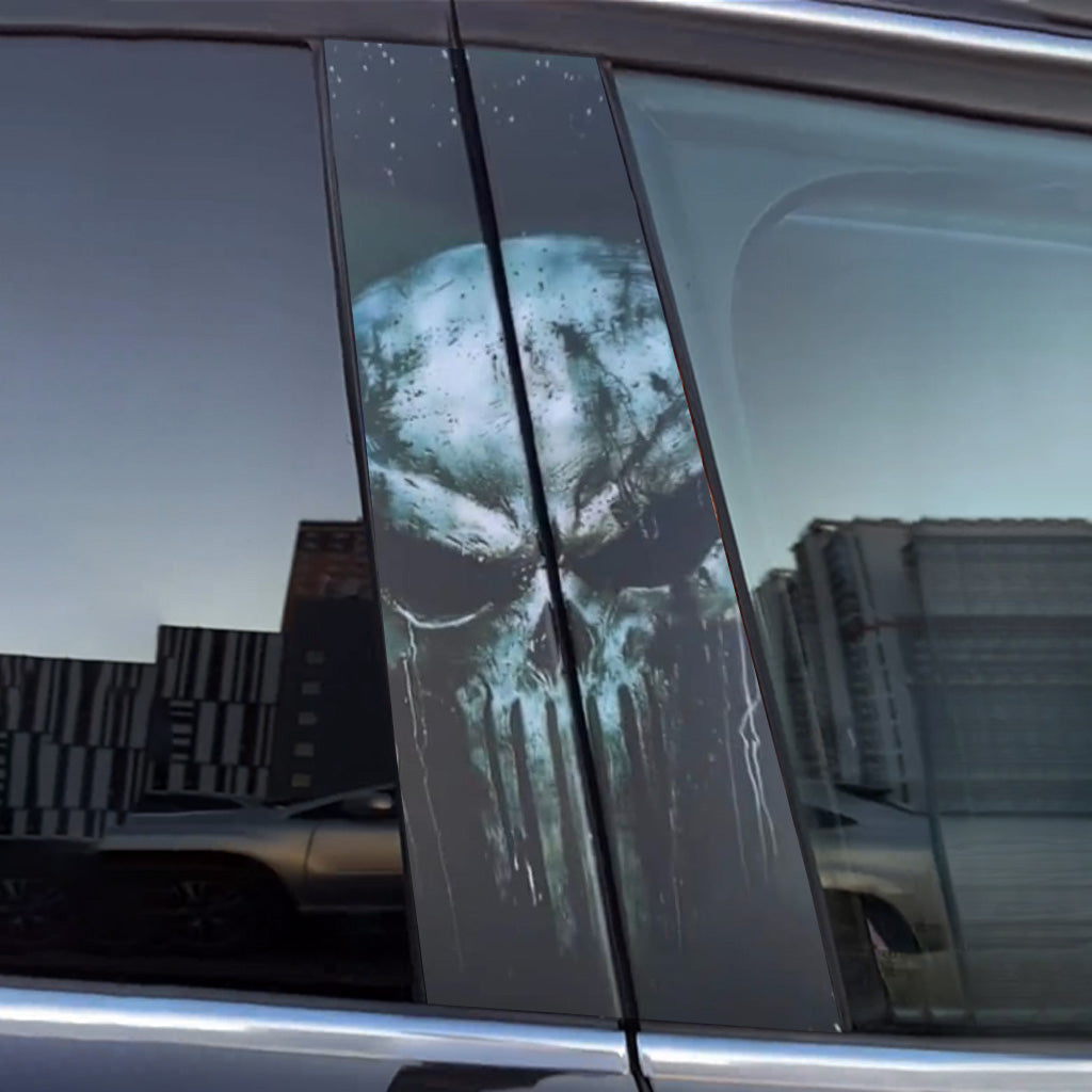 Zucker-Totenkopf-Auto-Tür-Aufkleber