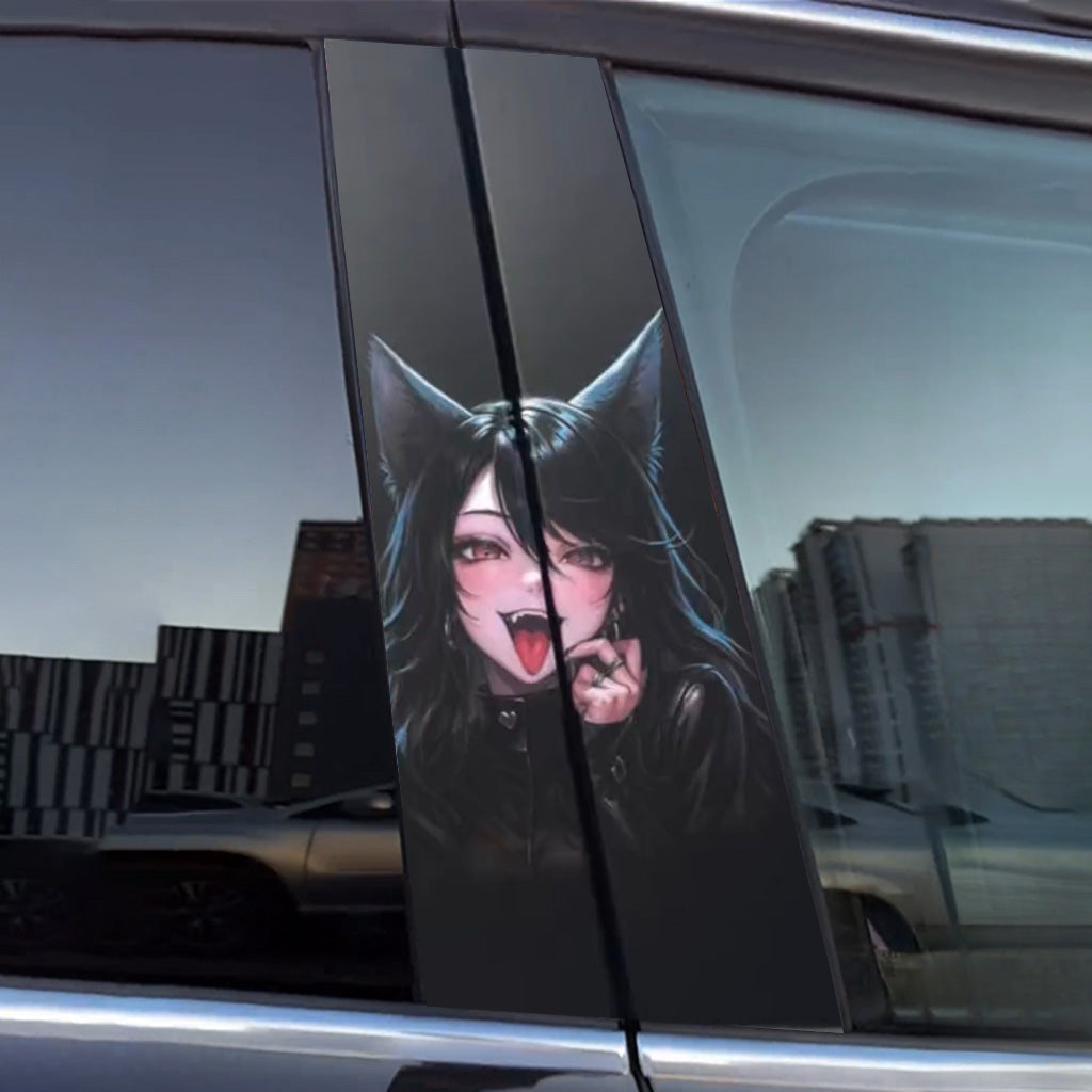 Auto-Türaufkleber für Frauen