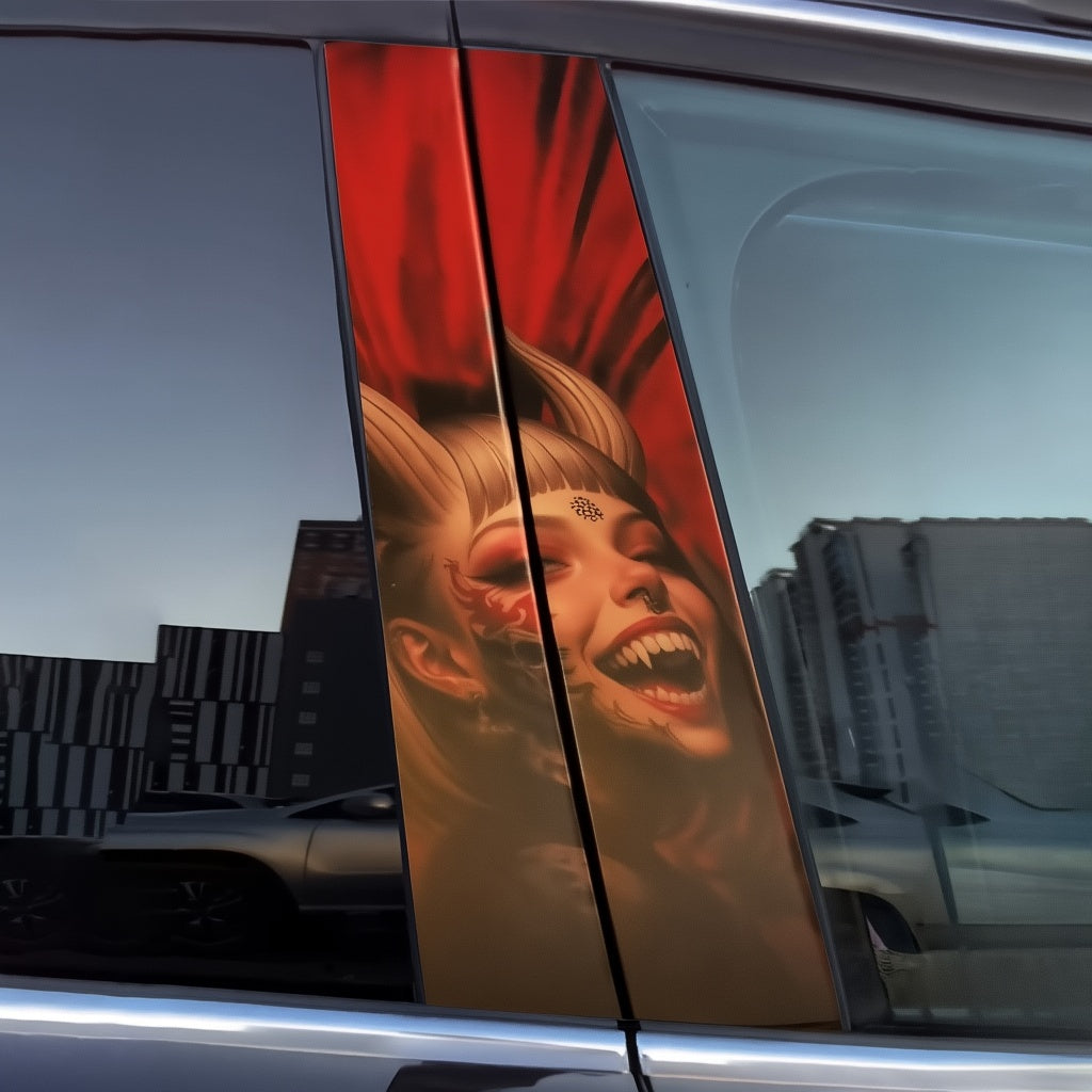 Auto-Türaufkleber für Frauen