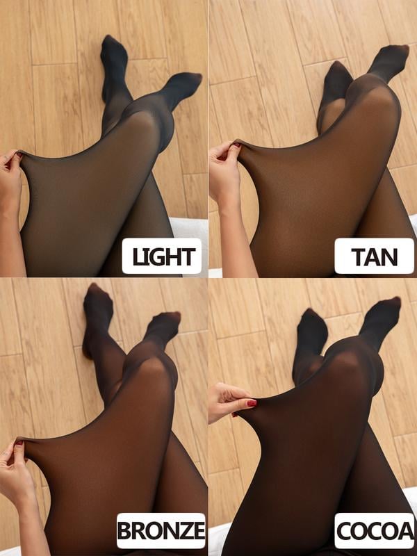 🔥MAGISCH Strumpfhose mit Fleece-Futter für nackte Beine☁️