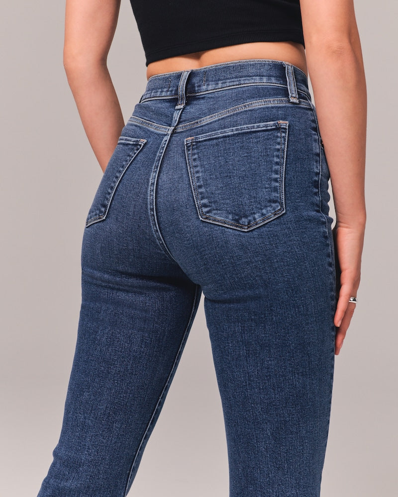 Damen Schlagjeans mit Ultrahoher Taille (2 kaufen, kostenloser Versand)