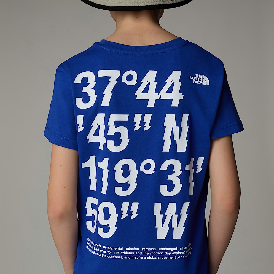 Jungen-Koordinaten-Grafik-T-Shirt