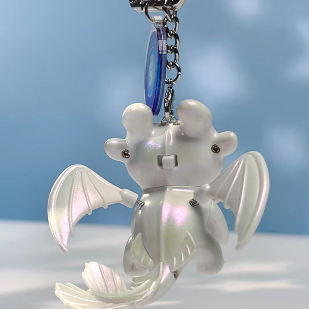Light-Up Toothless Dragon Keychain