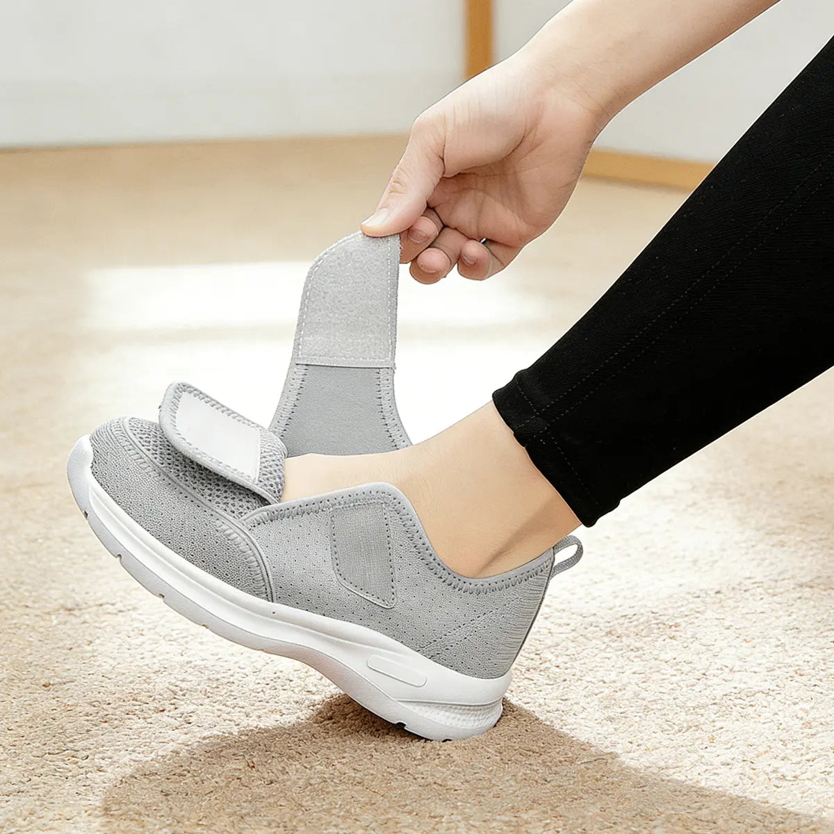 Adjustable Orthopedic Shoes for Swollen Feet – Easy Slip-On Fit