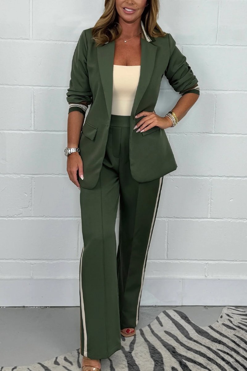 Damen Anzughose & Blazer mit Seitenstreifen