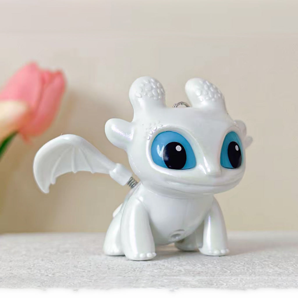 Light-Up Toothless Dragon Keychain